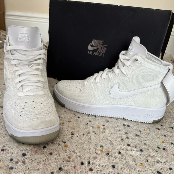 Nike AF1 Ultra flyknit mid size 9.5 - Picture 4 of 12